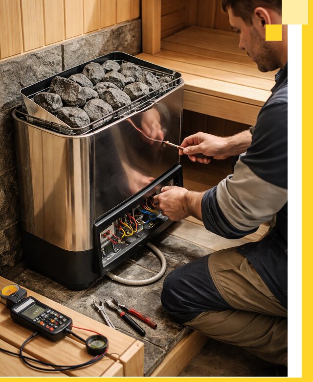 Продажа и установка электрокаменок для саун в Краснокаменске