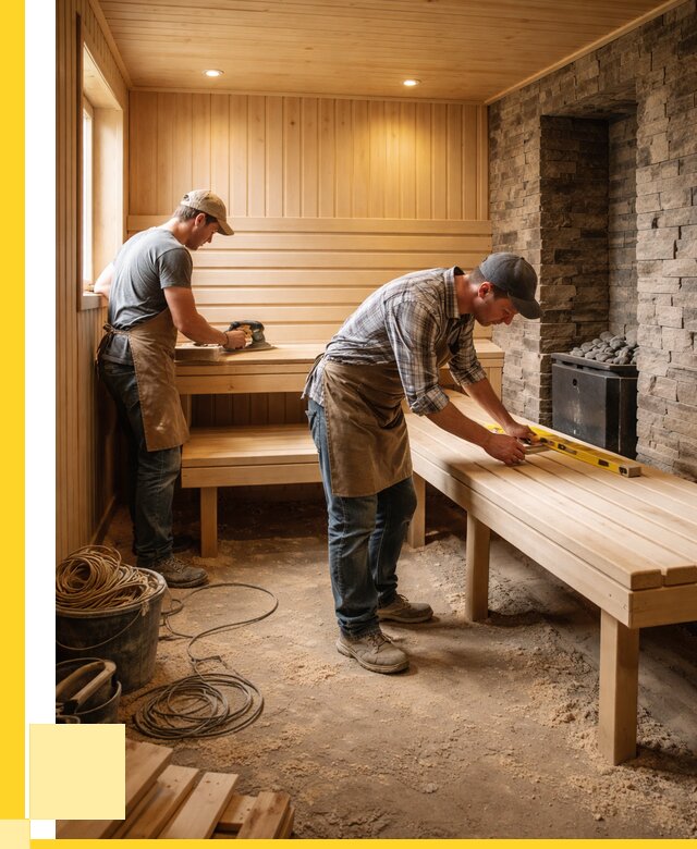 Отделка бани в Краснокаменске: внутренняя отделка от 3066 р. | ЭриданКсн