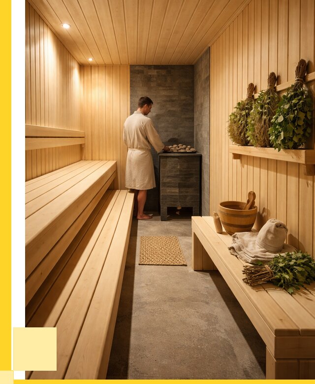 Отделка парной под ключ в Краснокаменске от 357735 р. | ЭриданКсн