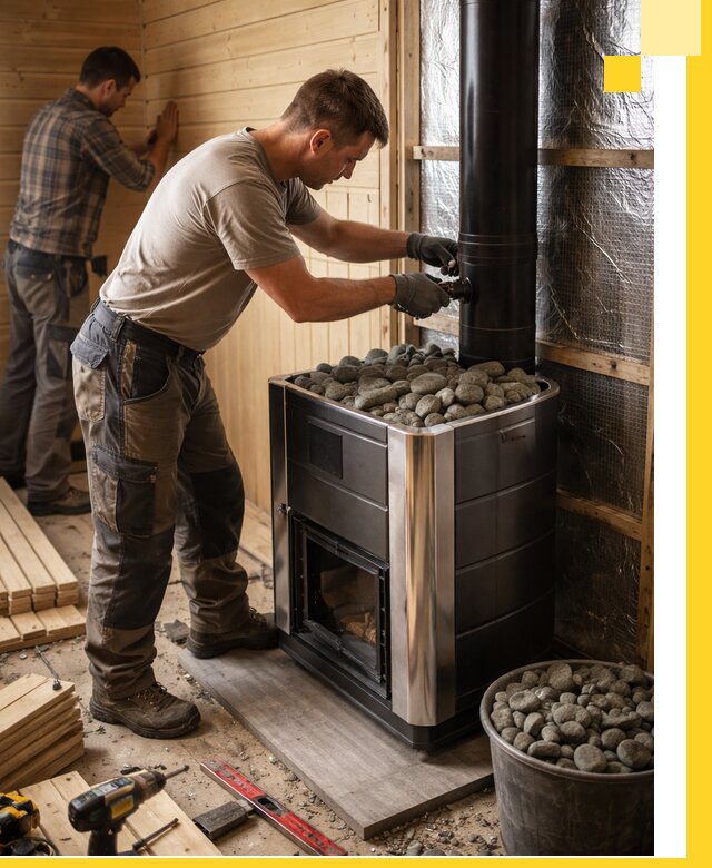 Проектирование и строительство парилок для бани в Краснокаменске под ключ