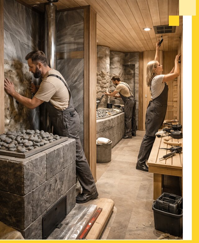 Строительство бань и SPA процедур в Краснокаменске под ключ и отделкой