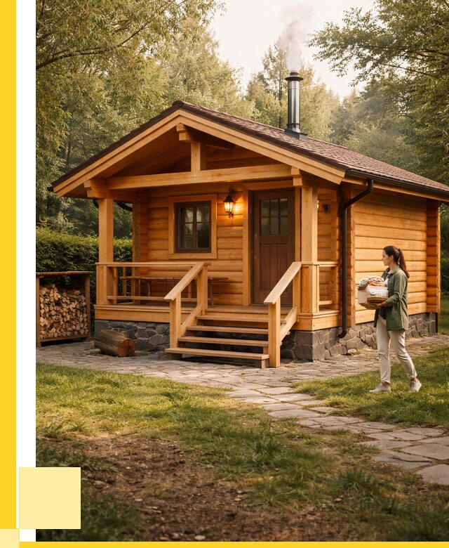 Купить баню под ключ в Краснокаменске от 664365 р. | ЭриданКсн