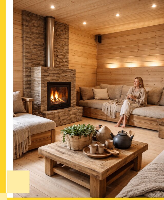 Проект бани с комнатой отдыха в Краснокаменске от 35774 р. | ЭриданКсн