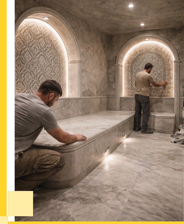 Турецкие бани под ключ в Краснокаменске от 255525 р. | ЭриданКсн