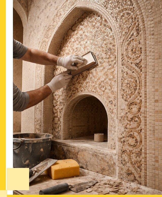 Мозаика для хамама в Краснокаменске под ключ от 5111 р. | ЭриданКсн