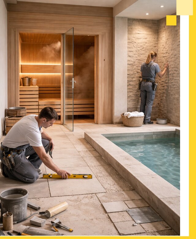 Комплексный дизайн и отделка интерьеров SPA под ключ в Краснокаменске